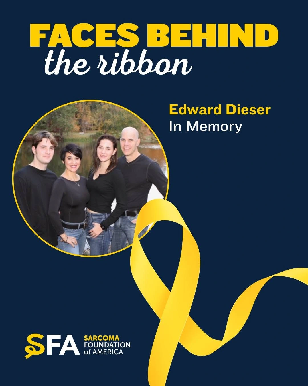 Faces behind the ribbon — slide 3 of 6