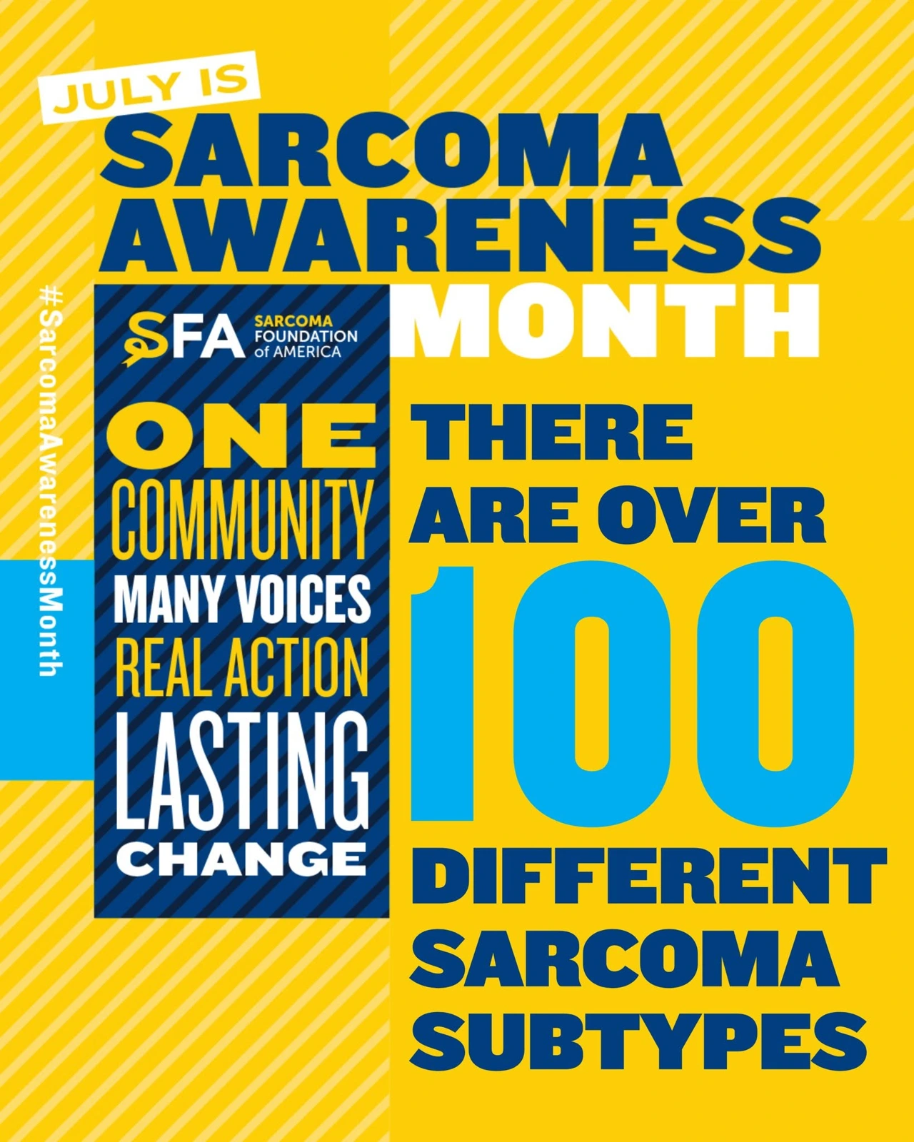 Sarcoma Awareness Month — slide 2 of 9