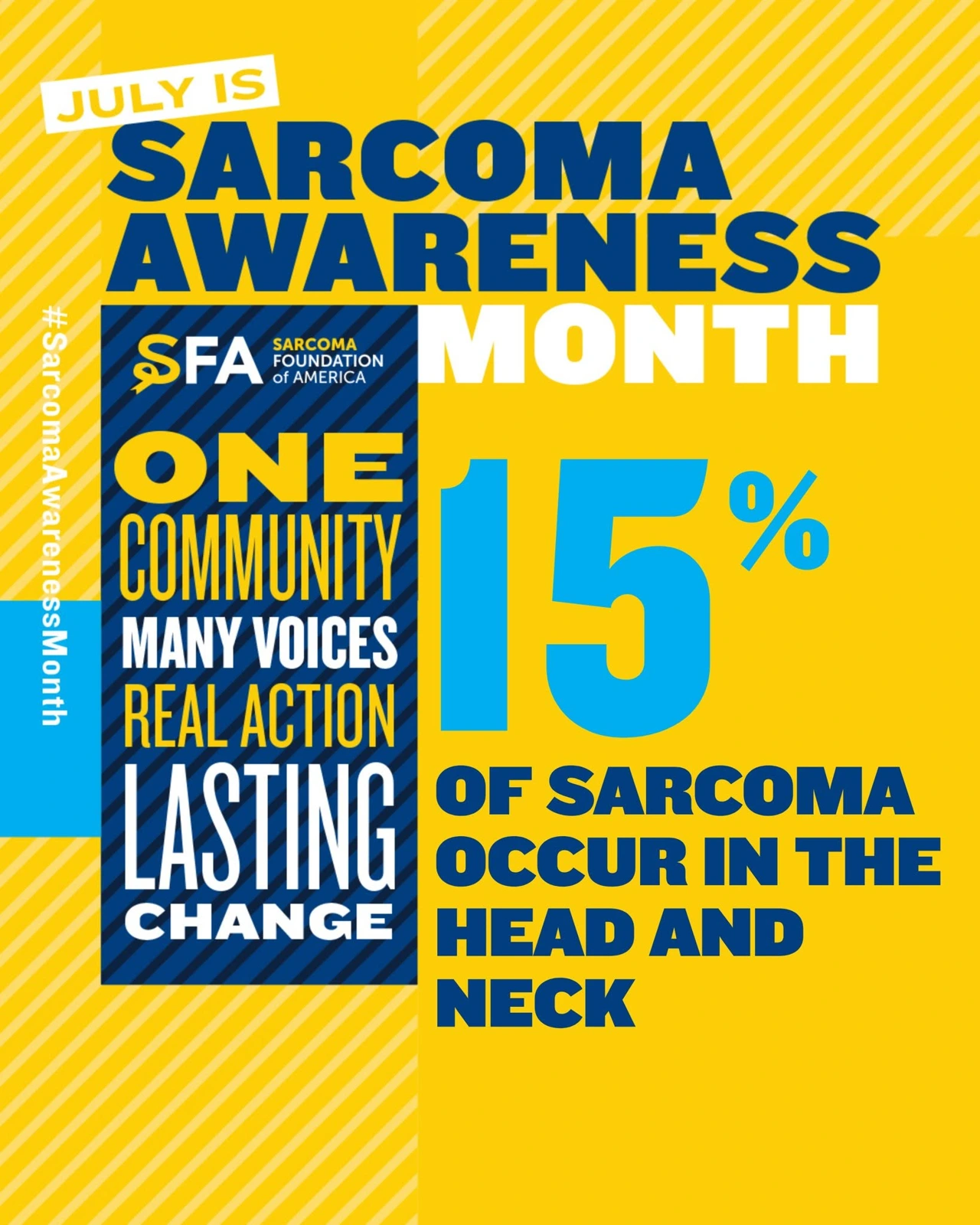 Sarcoma Awareness Month — slide 5 of 9