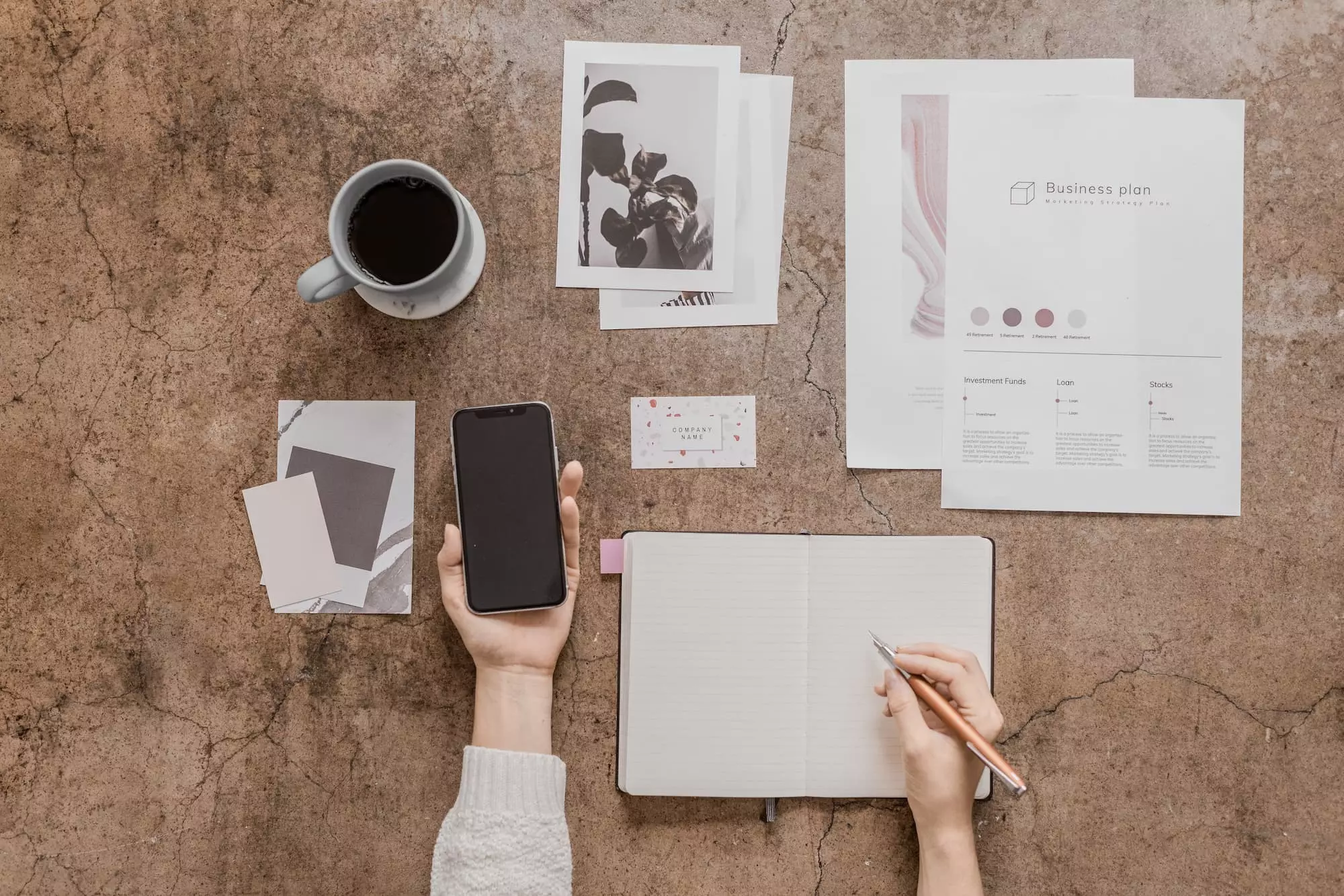 Brand identity and graphic design work